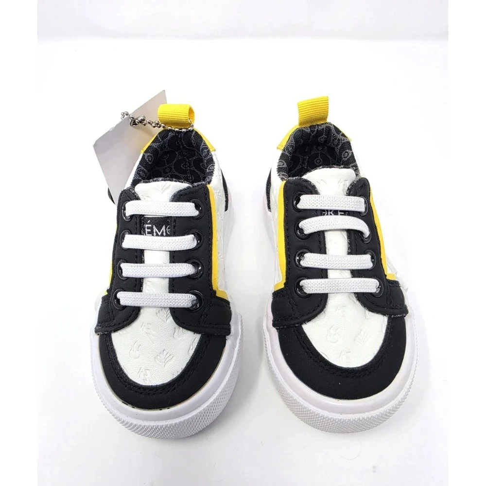 Groundup Kids 5 Pokemon Shoe White/Black Multi‎ NIB